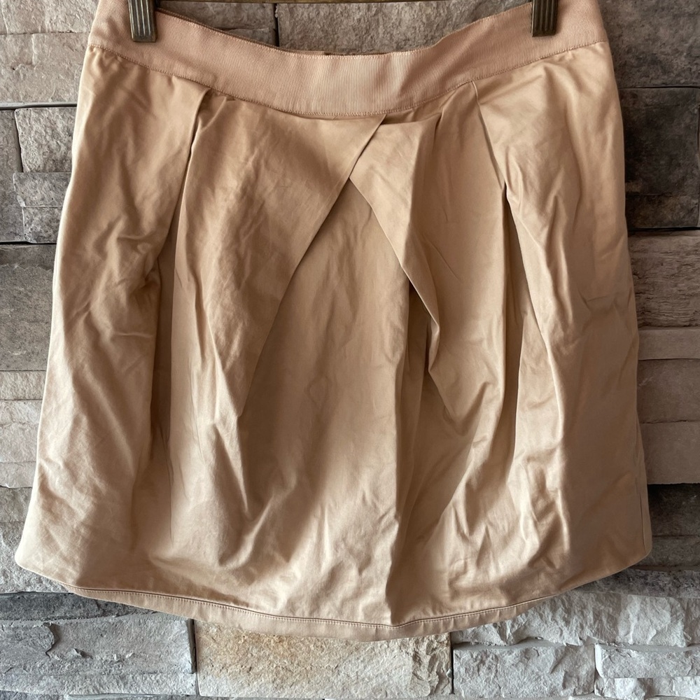 J. Crew Tan Bubble Skirt